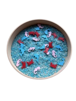 Confetti Zeedieren Speelrijst Speelconfetti in speelrijst in Zeedieren thema